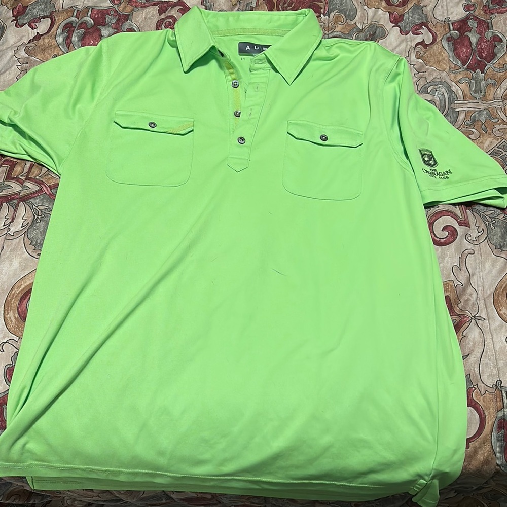 Golf shit men’s Large synthetic AUR